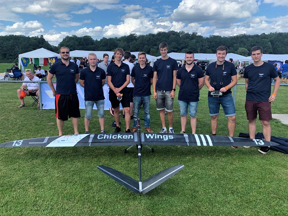 Tým Chicken Wings na závodech Air Cargo Challenge 2019